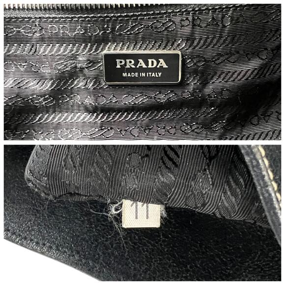 Prada Perforated Leather Tote - Picture 7 of 9